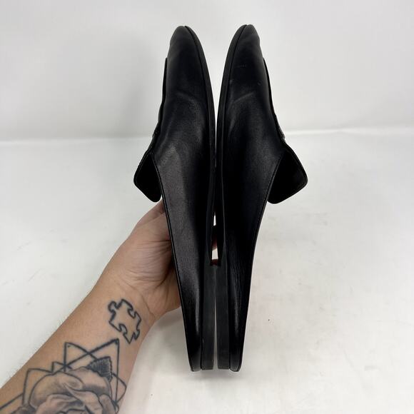 Everlane Slip On Flat Heel Mule Black - Picture 4 of 9